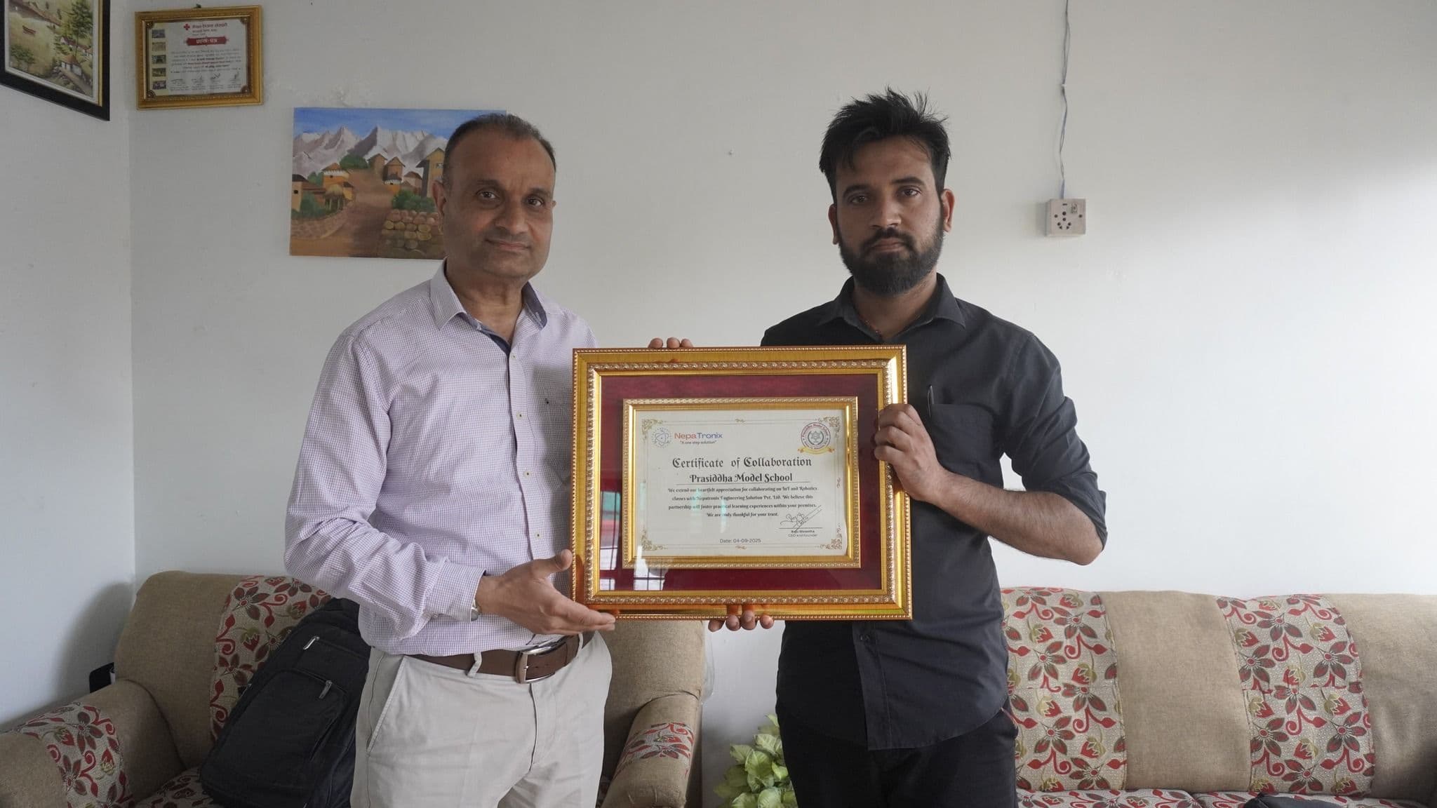 Prasiddha Model School Partners with Nepatronix for Year-Long IoT & Robotics Program
