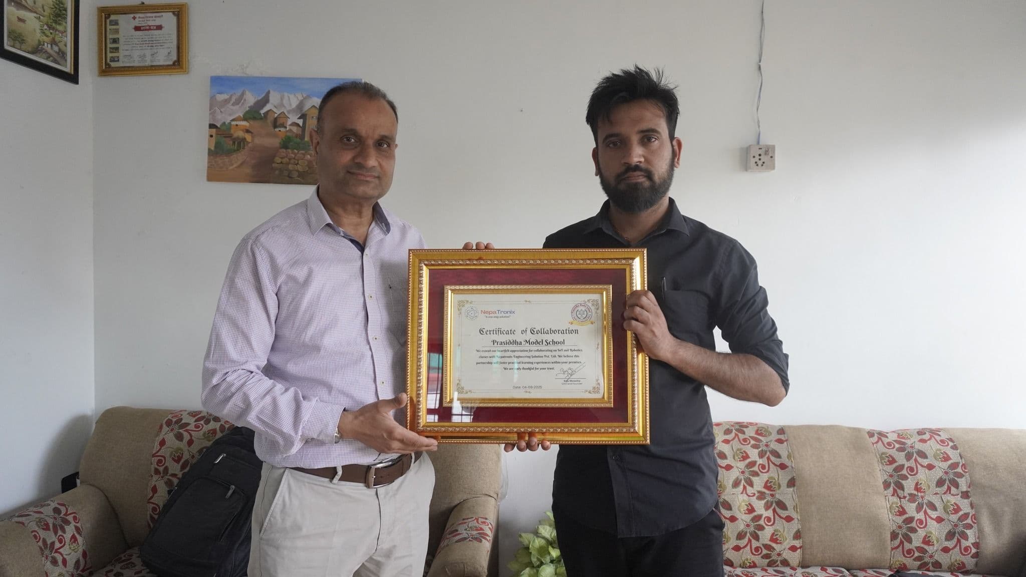 Prasiddha Model School Partners with Nepatronix for Year-Long IoT & Robotics Program