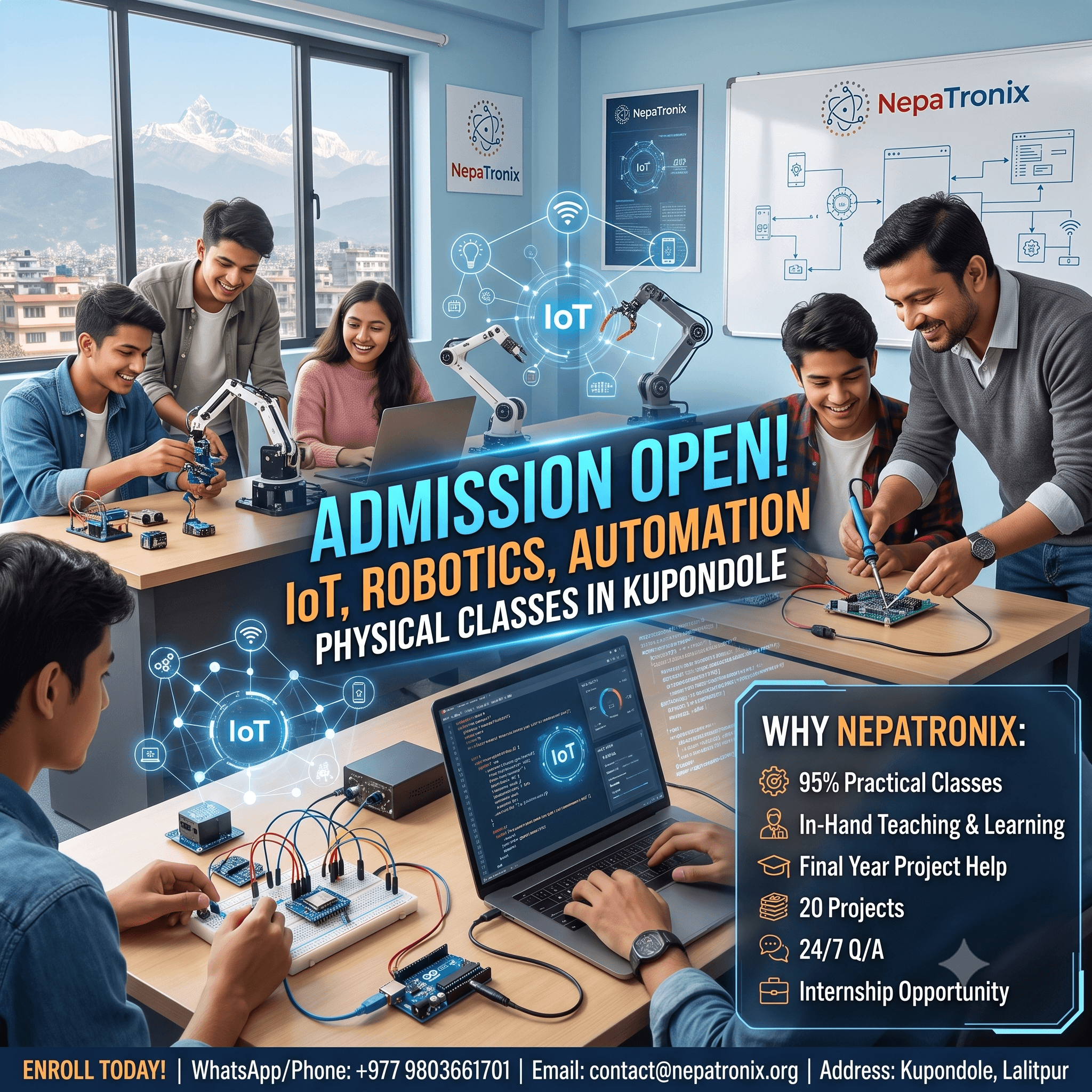 Admissions Open for IoT, Robotics, and Automation Course